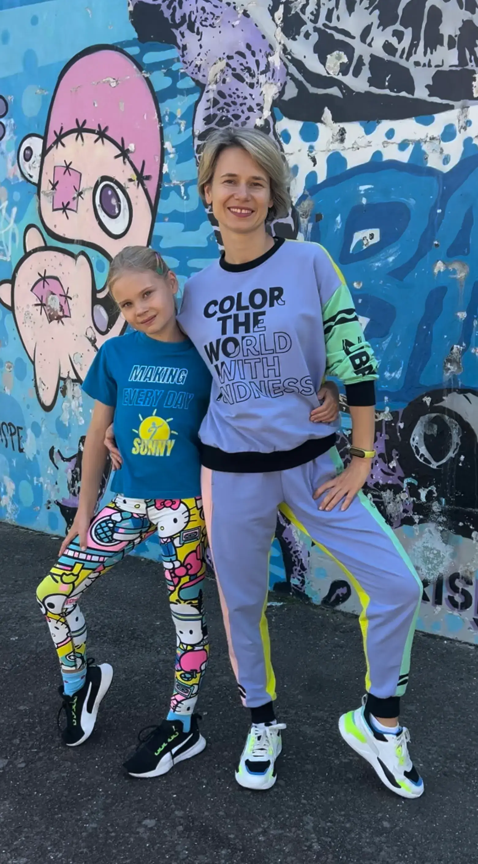 Elena dancing with her daughter